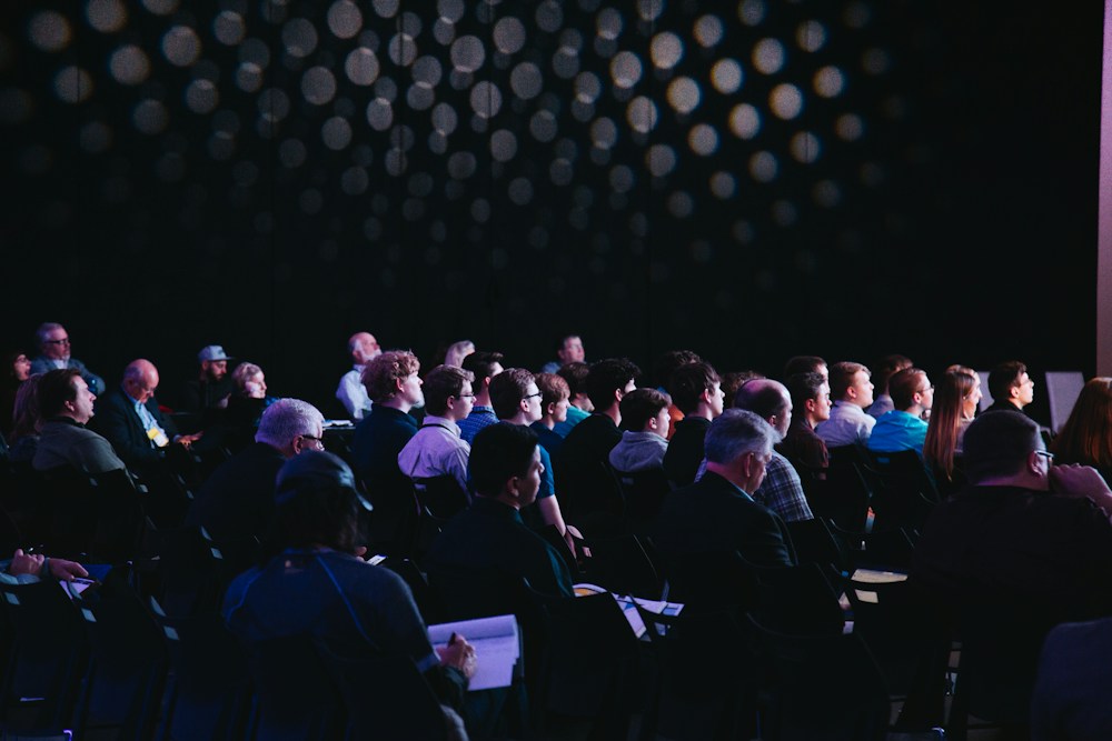 Conference, summit, and exhibition hall audience
